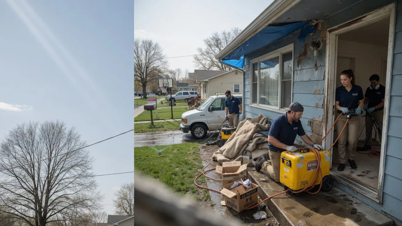 Basement Flood Cleanup in Home, KS near me